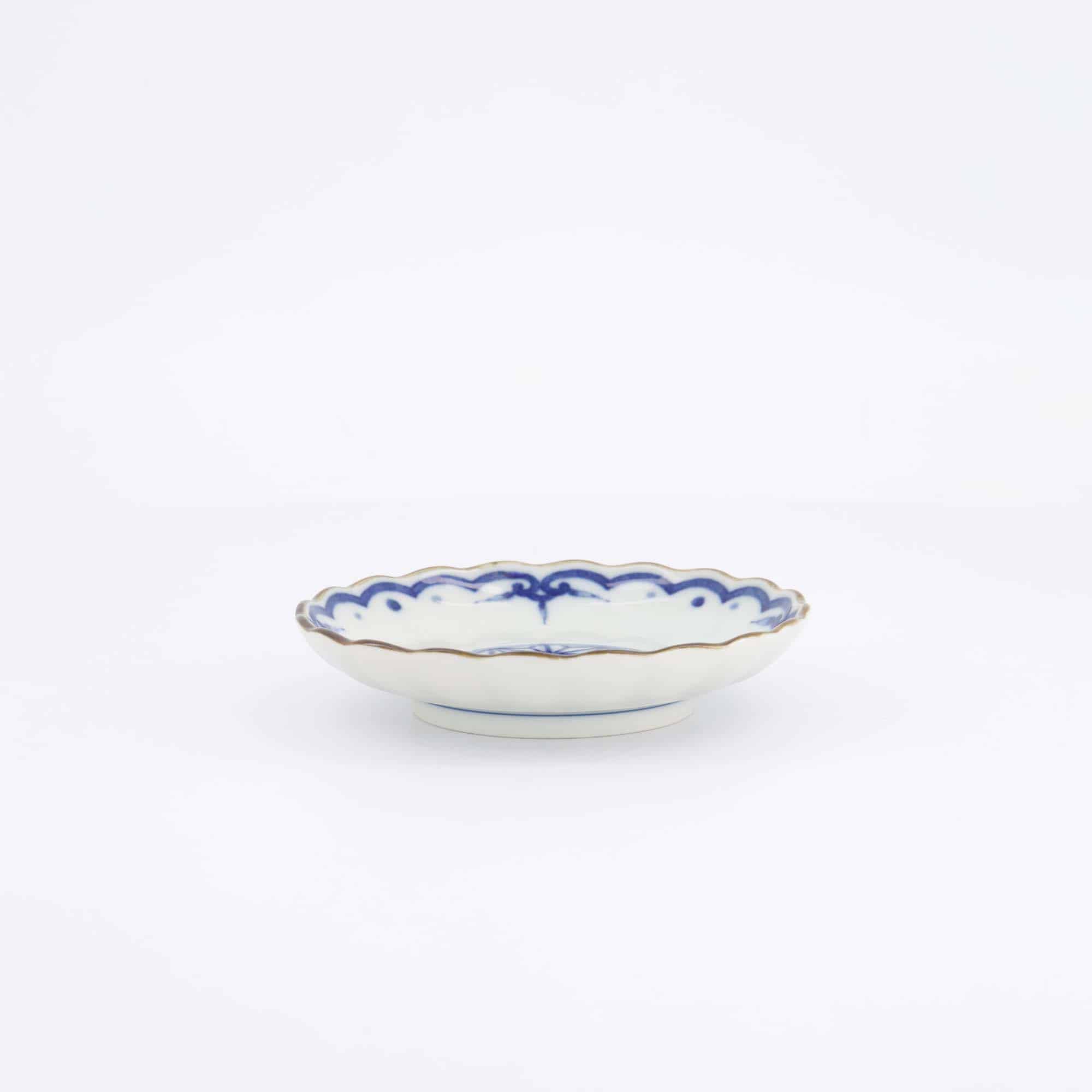 Tokyo Design Studio - Yamahida - Blue - Plate - Kissho - Komon – 12.2 x 2.7 cm - Image 3