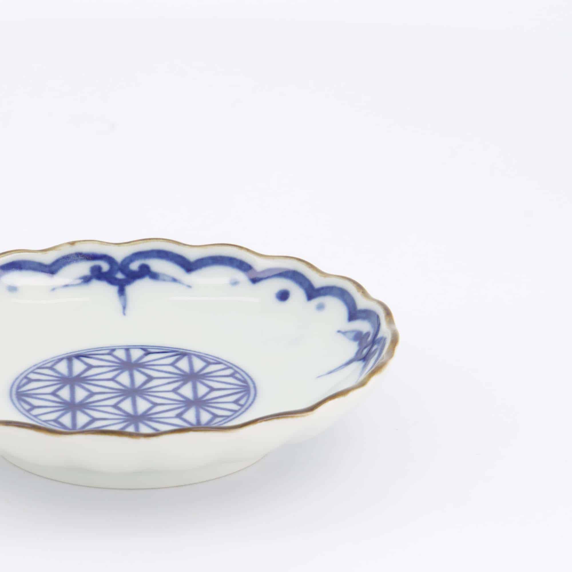 Tokyo Design Studio - Yamahida - Blue - Plate - Kissho - Komon – 12.2 x 2.7 cm - Image 2