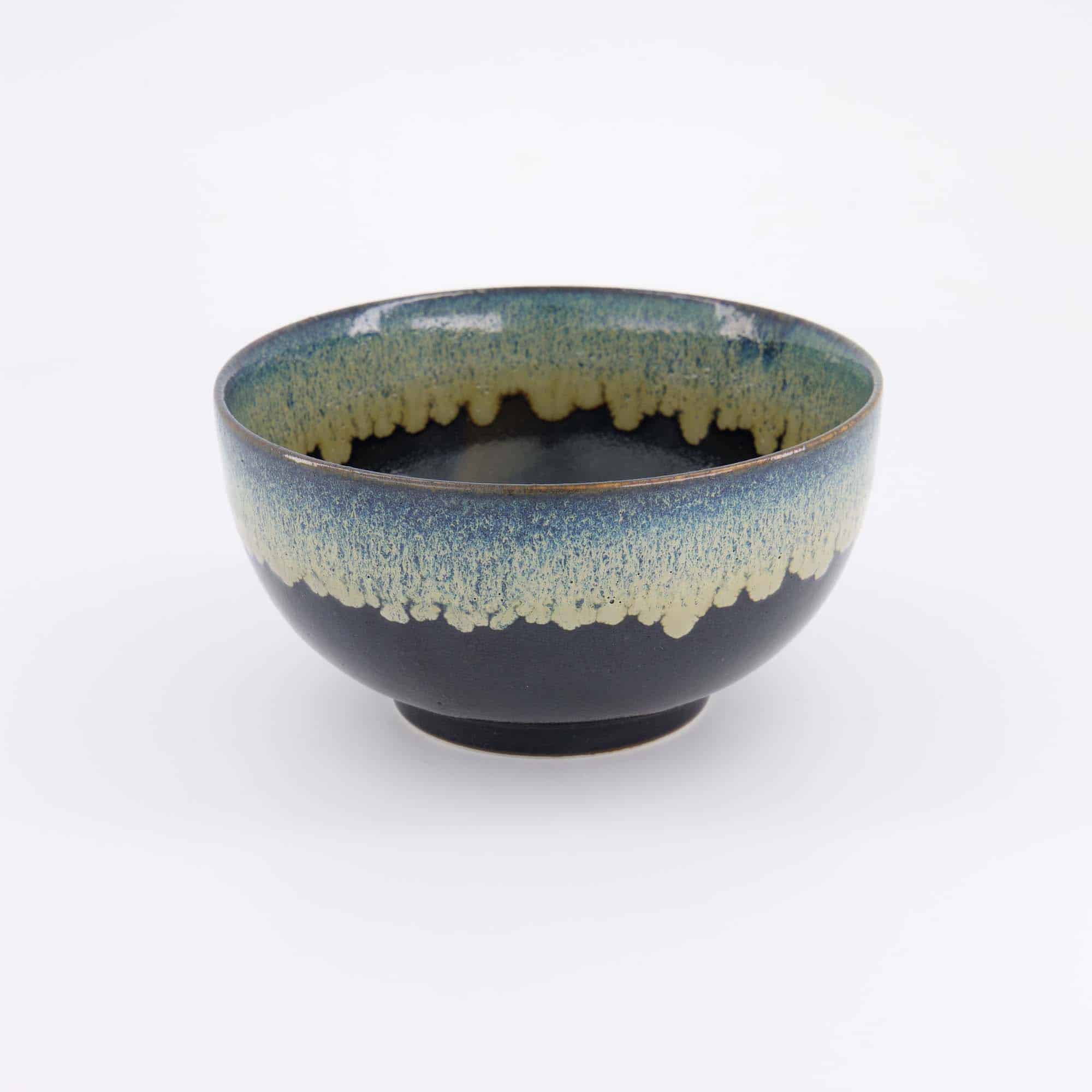 Tokyo Design Studio - Yamahida - Blue - Okonomi - Bowl - Tenmoku - Shironagashi – 16 x 8.4 cm – 1000 ml