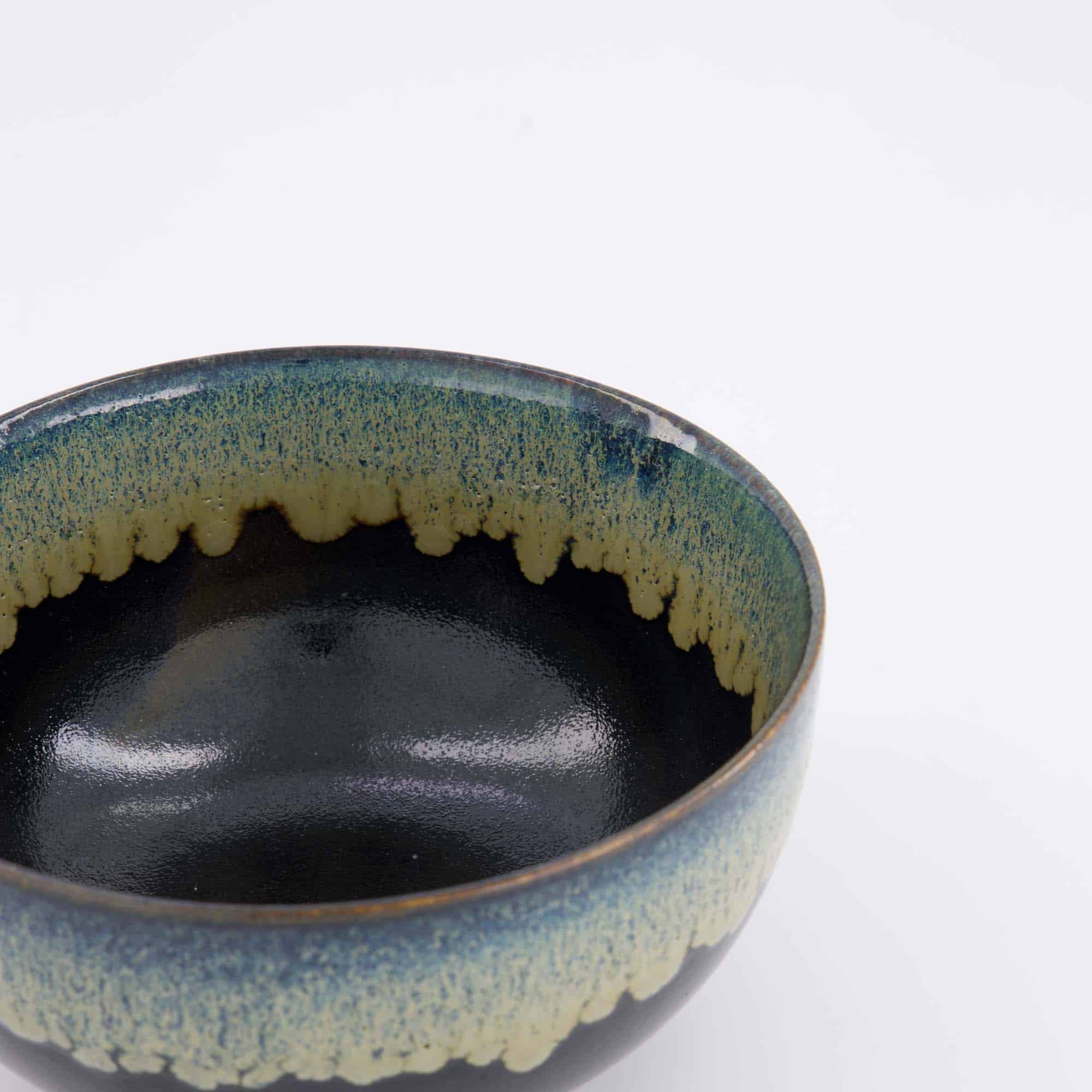 Tokyo Design Studio - Yamahida - Blue - Okonomi - Bowl - Tenmoku - Shironagashi – 16 x 8.4 cm – 1000 ml - Image 2