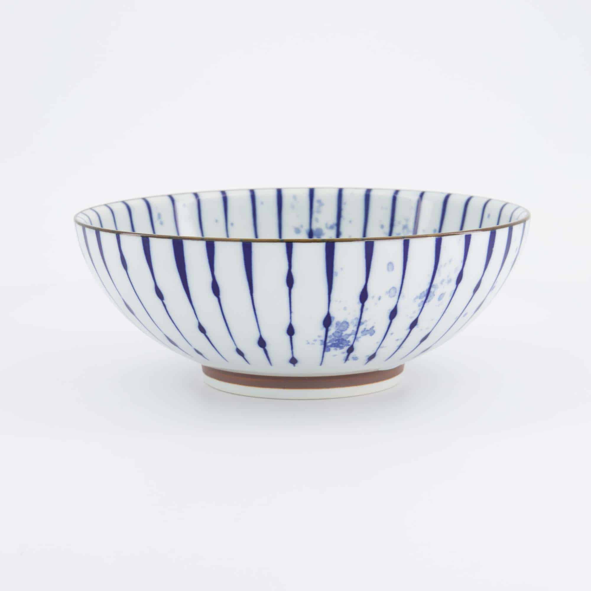 Tokyo Design Studio - Yamahida - Blue - Ramen - Bowl - Fukizome - Tokusa – 21.3 x 8.2 cm – 1450 ml - Image 3